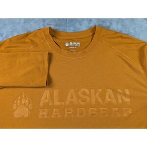 Alaskan Hardgear Duluth Trading Co Mens Large Orange Long Sleeve Shirt RN106803